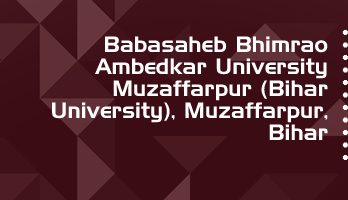 Babasaheb Bhimrao Ambedkar Bihar University LLB LLM Syllabus Revision Notes Study Material Guide Question Papers 1