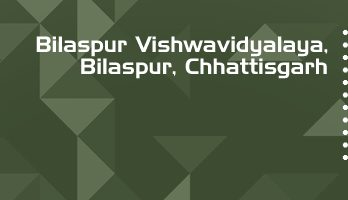Bilaspur Vishwavidyalaya LLB LLM Syllabus Revision Notes Study Material Guide Question Papers 1
