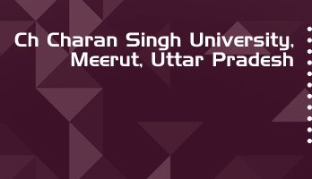 Ch Charan Singh University LLB LLM Syllabus Revision Notes Study Material Guide Question Papers 1