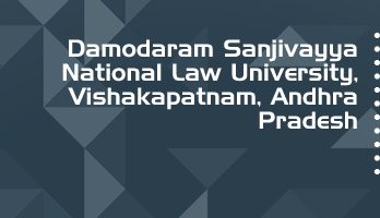 Damodaram Sanjivayya National Law University LLB LLM Syllabus Revision Notes Study Material Guide Question Papers 1