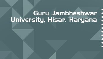 Guru Jambheshwar University LLB LLM Syllabus Revision Notes Study Material Guide Question Papers 1