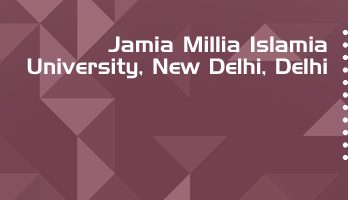 Jamia Millia Islamia University LLB LLM Syllabus Revision Notes Study Material Guide Question Papers 1