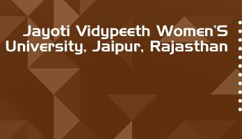 Jayoti Vidypeeth Womens University LLB LLM Syllabus Revision Notes Study Material Guide Question Papers 1