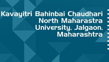 Kavayitri Bahinbai Chaudhari North Maharastra University LLB LLM Syllabus Revision Notes Study Material Guide Question Papers 1