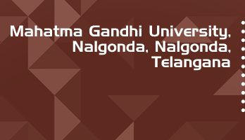 Mahatma Gandhi University Nalgonda LLB LLM Syllabus Revision Notes Study Material Guide Question Papers 1