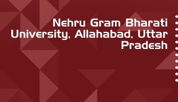 Nehru Gram Bharati University LLB LLM Syllabus Revision Notes Study Material Guide Question Papers 1