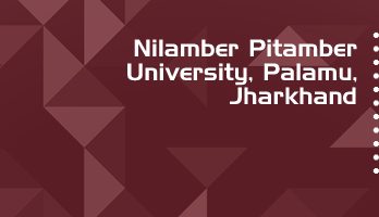 Nilamber Pitamber University LLB LLM Syllabus Revision Notes Study Material Guide Question Papers 1