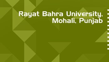 Rayat Bahra University LLB LLM Syllabus Revision Notes Study Material Guide Question Papers 1