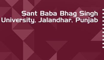 Sant Baba Bhag Singh University LLB LLM Syllabus Revision Notes Study Material Guide Question Papers 1