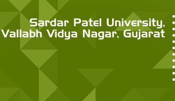 Sardar Patel University LLB LLM Syllabus Revision Notes Study Material Guide Question Papers 1