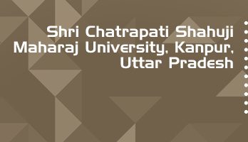 Shri Chatrapati Shahuji Maharaj University LLB LLM Syllabus Revision Notes Study Material Guide Question Papers 1