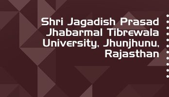 Shri Jagadish Prasad Jhabarmal Tibrewala University LLB LLM Syllabus Revision Notes Study Material Guide Question Papers 1