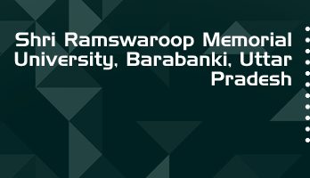 Shri Ramswaroop Memorial University LLB LLM Syllabus Revision Notes Study Material Guide Question Papers 1