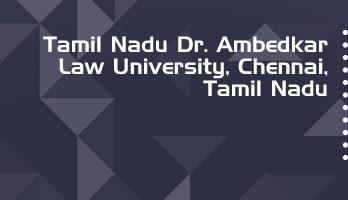 Tamil Nadu Dr Ambedkar Law University LLB LLM Syllabus Revision Notes Study Material Guide Question Papers 1