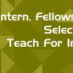 Intern Fellowship Selection Teach for India Internship Opportunity