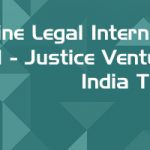 Online Legal Internship JVI Justice Ventures India Trust
