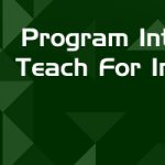 Program Intern Teach for India Internship Opportunity