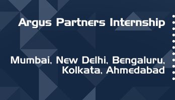 argus partners internship application eligibility experience mumbai new delhi bengaluru kolkata ahmedabad