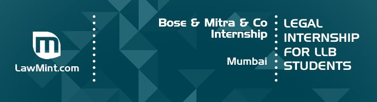 bose and mitra and co internship application eligibility experience mumbai