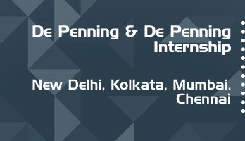 de penning and de penning internship application eligibility experience new delhi kolkata mumbai chennai