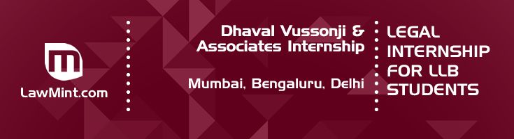 dhaval vussonji and associates internship application eligibility experience mumbai bengaluru delhi