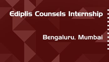 ediplis counsels internship application eligibility experience bengaluru mumbai