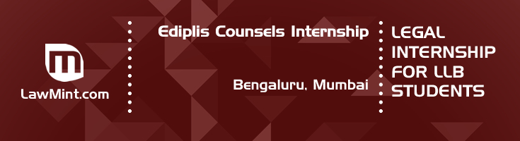 ediplis counsels internship application eligibility experience bengaluru mumbai