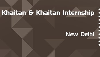 khaitan and khaitan internship application eligibility experience new delhi