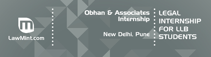 obhan and associates internship application eligibility experience new delhi pune