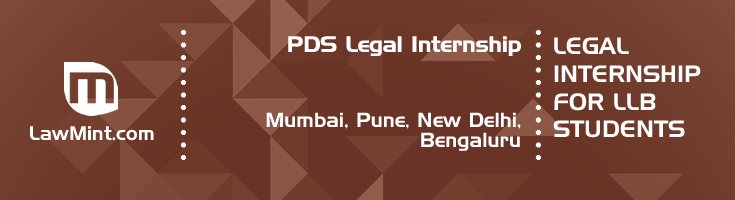 pds legal internship application eligibility experience mumbai pune new delhi bengaluru