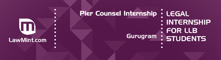 pier counsel internship application eligibility experience gurugram