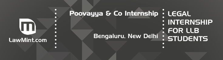 poovayya and co internship application eligibility experience bengaluru new delhi