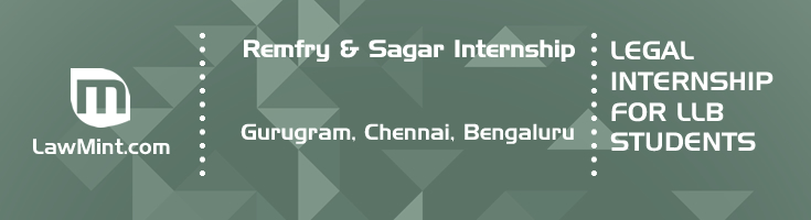 remfry and sagar internship application eligibility experience gurugram chennai bengaluru