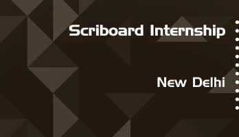 scriboard internship application eligibility experience new delhi