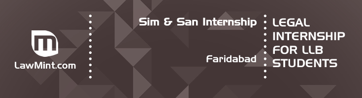 sim and san internship application eligibility experience faridabad