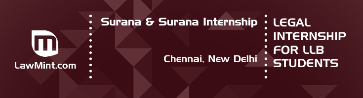 surana and surana internship application eligibility experience chennai new delhi