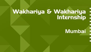 wakhariya and wakhariya internship application eligibility experience mumbai