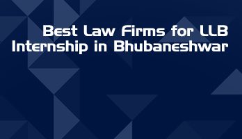 Best Law Firms for LLB Internship in Bhubaneshwar Law Student Internships