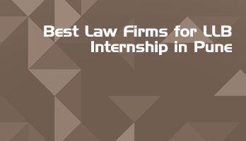 Best Law Firms for LLB Internship in Pune Law Student Internships