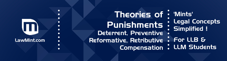 Theories of Punishments Deterrent Theory Preventive Theory Reformative Theory Retributive Theory Compensation Theory LawMint For LLB and LLM students